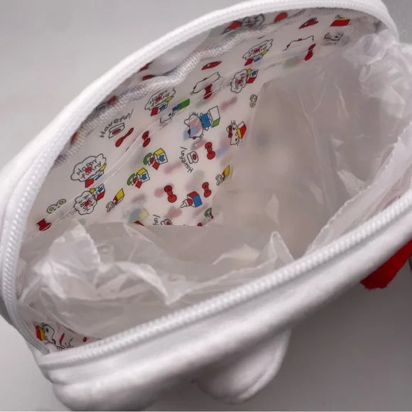 HELLO KITTY 💘| Plush Makeup Bag | Classic White (Brand New!) ✨ - Picture 7 of 8